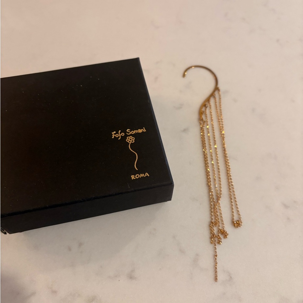 Gold Chain Ear Cuff